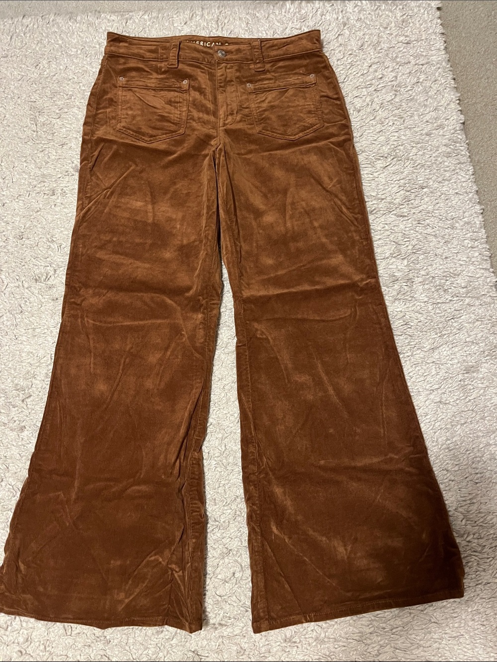 American Eagle Corduroy Pants — Chestnut Brown